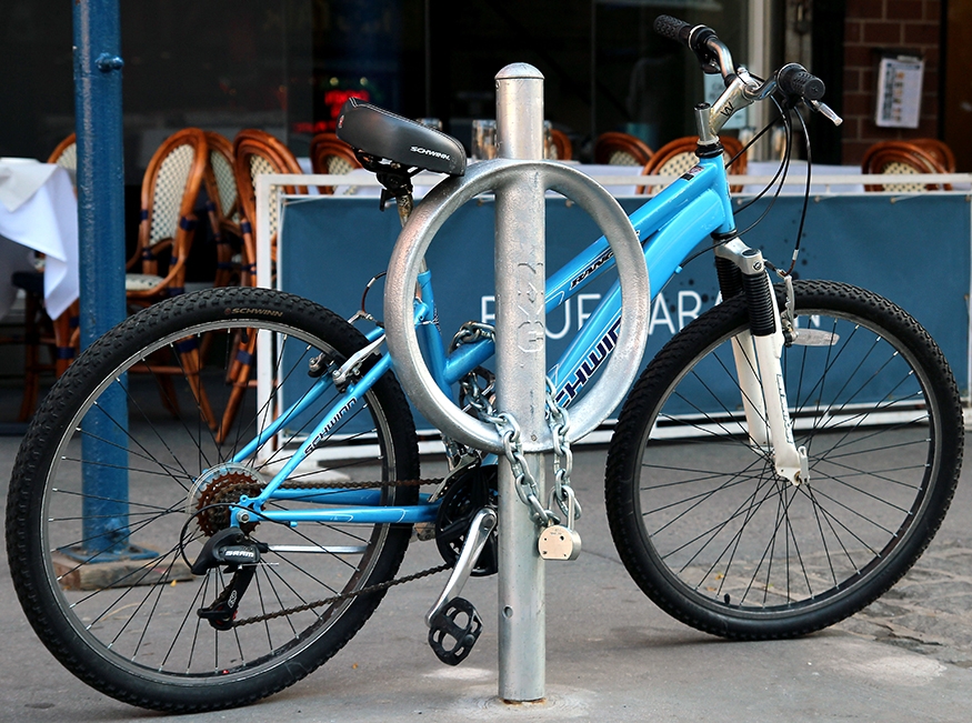 Hoop bike online rack